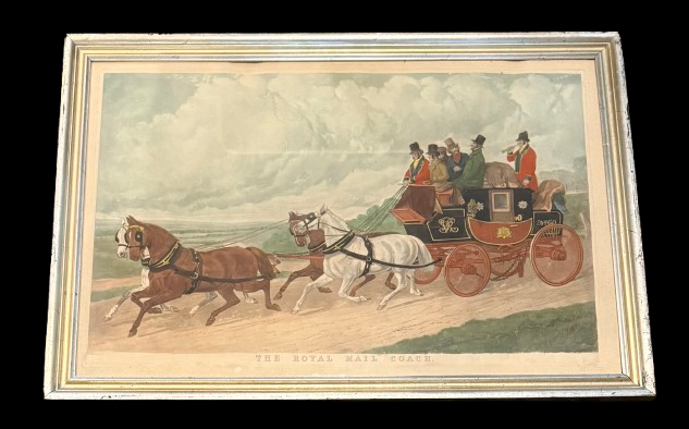 Henry Alken & T. Sutherland, "The Racer" Plate 3 from "The High Mettled Racer," 1821 First Edition Aquatint