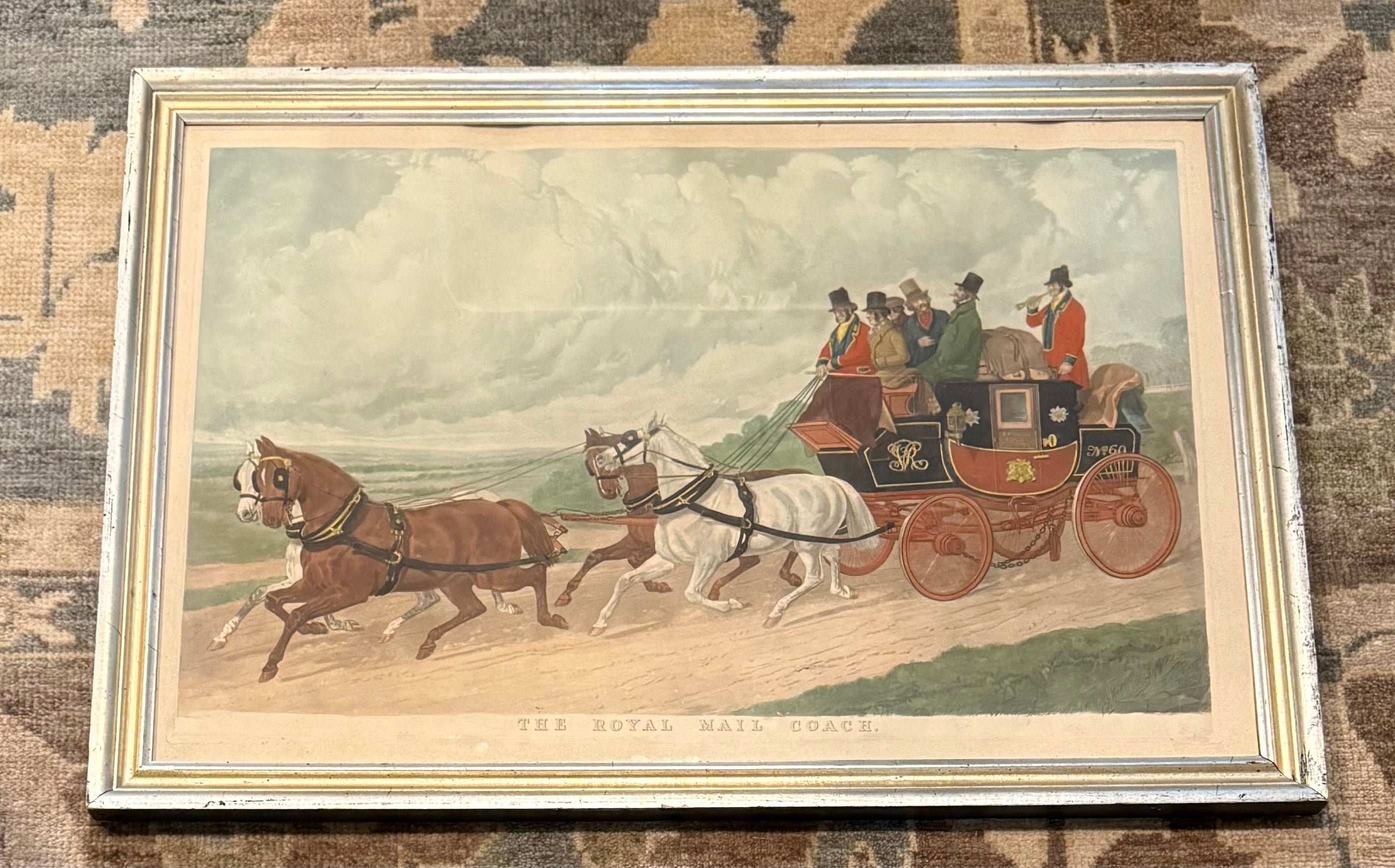 Henry Alken & T. Sutherland, "The Racer" Plate 3 from "The High Mettled Racer," 1821 First Edition Aquatint