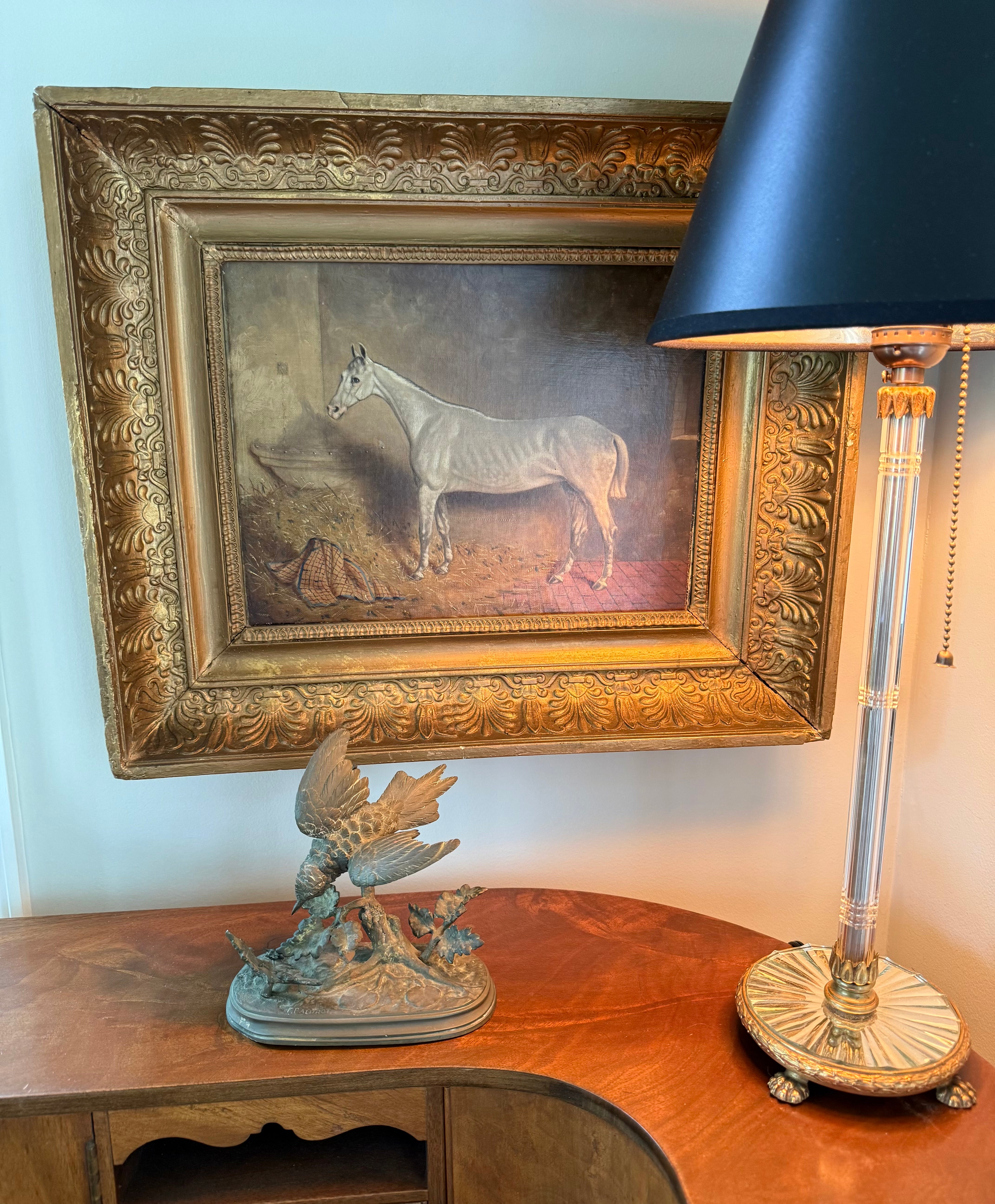 Ferdinand Pautrot, French Bronze Bird Sculpture, Signed F. Pautrot, Animalier, 19th c.