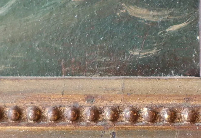 Antique American Oil on Paper Marine Painting — Harrison Bird Brown Signed Coastal Scene