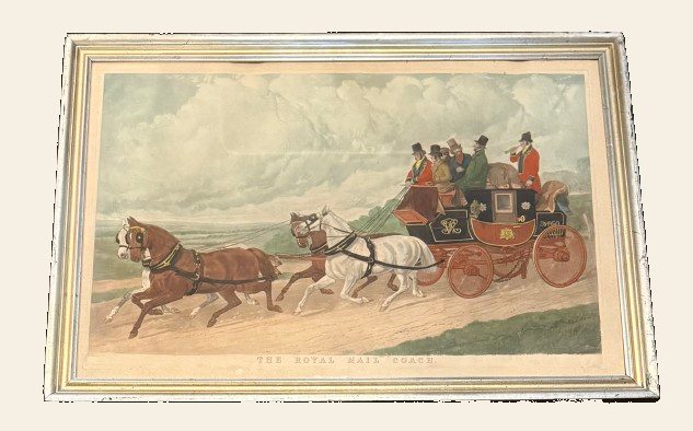 Henry Alken & T. Sutherland, \The Racer\ Plate 3 from \The High Mettled Racer,\ 1821 First Edition Aquatint